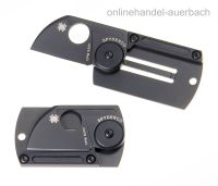 Spyderco Dog Tag Folder Black Messer